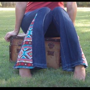 Old navy Bell bottom hippie flare jeans boho